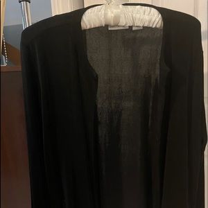 Chico’s Traveler slinky open cardigan. size 1